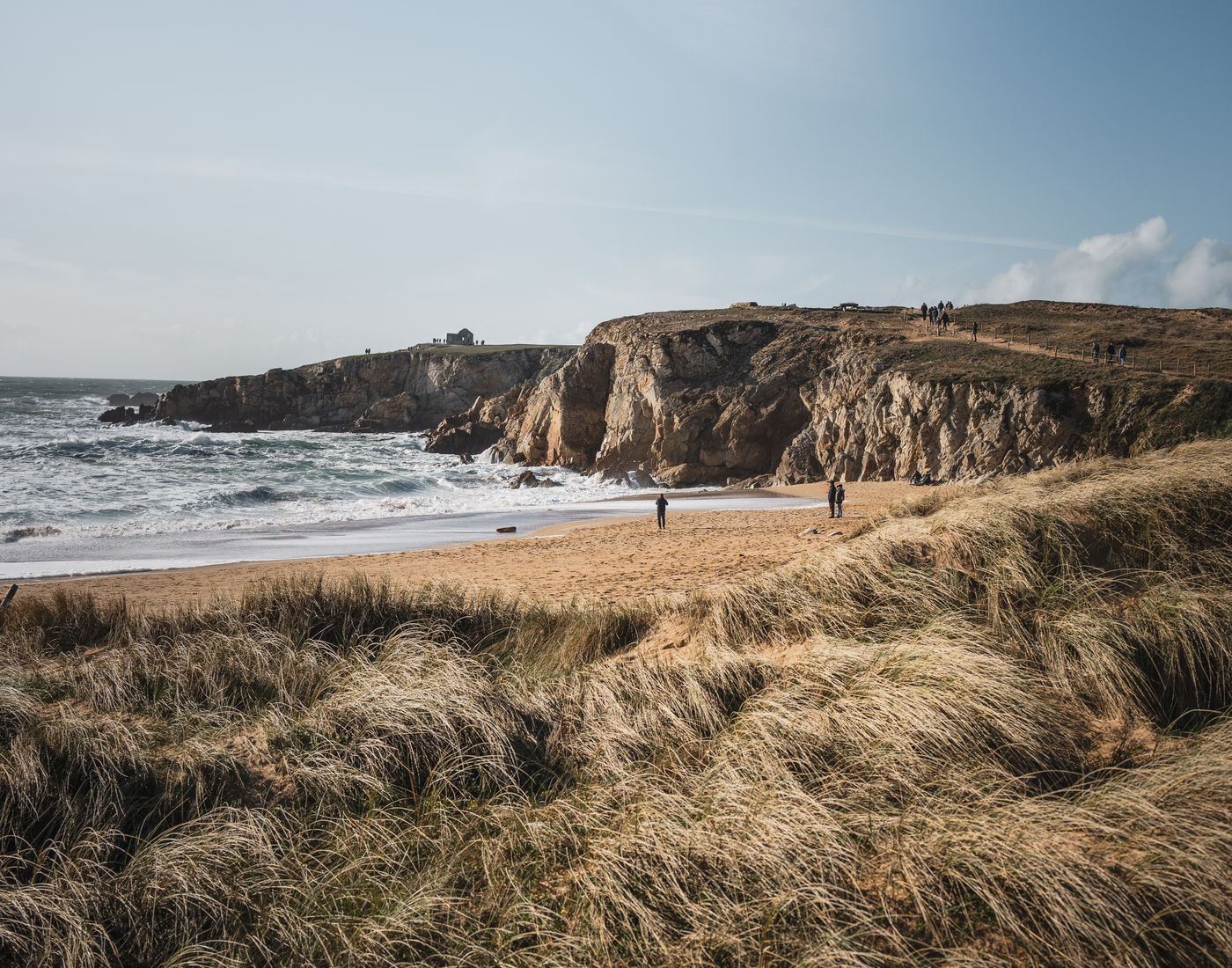 Côte sauvage de Quiberon, plage et falaises
